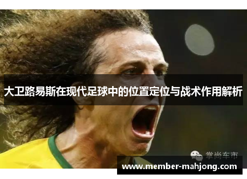 大卫路易斯在现代足球中的位置定位与战术作用解析